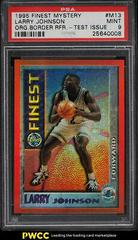Larry Johnson [Orange Border Refractor Test Issue] Basketball Cards 1995 Finest Mystery Prices