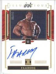 Faarooq [Holo Gold] #IL-FRQ Wrestling Cards 2022 Panini Impeccable WWE Illustrious Ink Autographs Prices
