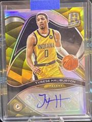 Tyrese Haliburton [Gold] #S-TYH Basketball Cards 2021 Panini Spectra Signatures Prices
