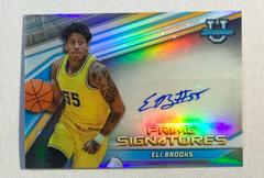 Eli Brooks #PCS-EB Basketball Cards 2021 Bowman University Prime Chrome Signatures Prices