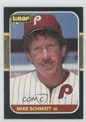 Mike Schmidt Baseball Cards 1987 Leaf Prices