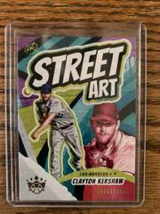 Clayton Kershaw #SA-19 Baseball Cards 2022 Panini Diamond Kings Street Art Prices