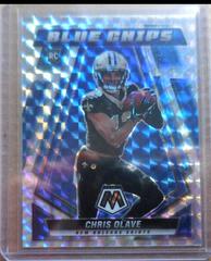 Chris Olave [Silver] Football Cards 2022 Panini Mosaic Blue Chips Prices