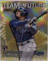 Wander Franco [Gold] #TOF-8 Baseball Cards 2022 Stadium Club Chrome Team of the Future Prices