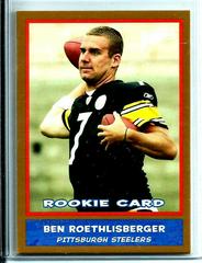 Ben Roethlisberger [Gold] #210 Football Cards 2004 Bazooka Prices