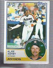 Alan Ashby Baseball Cards 1983 Topps Prices