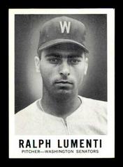 Ralph Lumenti Baseball Cards 1960 Leaf Prices