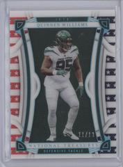 Quinnen Williams [Stars & Stripes] #11 Football Cards 2022 Panini National Treasures Prices