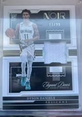 Dyson Daniels #EDR-DYD Basketball Cards 2022 Panini Noir Elegant Decor Rookie Jerseys Prices