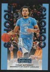 Cole Anthony Basketball Cards 2020 Panini Contenders Draft Picks School Colors Prices