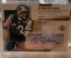 Chad Pennington [Radiance] Football Cards 2004 Upper Deck Finite Signatures Prices
