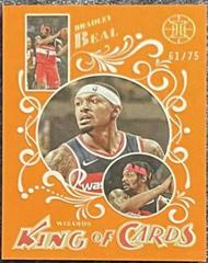Bradley Beal [Orange] Basketball Cards 2021 Panini Illusions King of Cards Prices