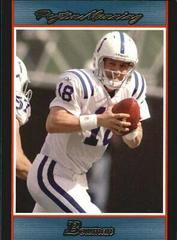Peyton Manning [Blue] #12 Football Cards 2007 Bowman Prices