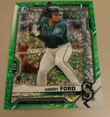 Harry Ford [Green Sparkle Refractor] #BDC-1 Baseball Cards 2021 Bowman Draft Chrome Prices