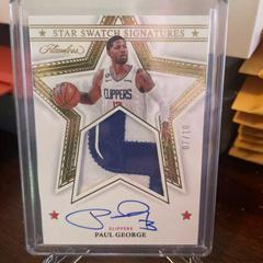 Paul George [Gold] #2 Basketball Cards 2022 Panini Flawless Star Swatch Signature Prices