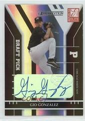 Gio Gonzalez [Autograph] #318 Baseball Cards 2004 Donruss Elite Extra Edition Prices