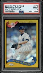 Mariano Rivera [Black Refractor] #270 Baseball Cards 2002 Topps Chrome Prices