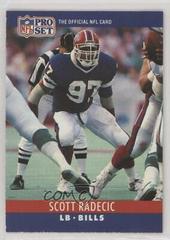 Scott Radecic Football Cards 1990 Pro Set FACT Cincinnati Prices
