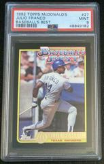 Julio Franco #27 Baseball Cards 1992 Topps McDonald's Baseball's Best Prices