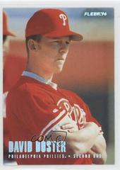 David Doster #u163 Baseball Cards 1996 Fleer Update Prices