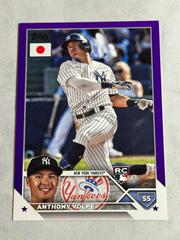 Anthony Volpe [Purple] Baseball Cards 2023 Topps Japan Edition Prices