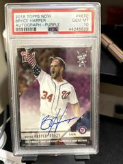 Bryce Harper [Autograph] #467A Baseball Cards 2018 Topps Now Prices