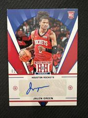 Jalen Green #HHR-JGR Basketball Cards 2021 Panini Chronicles Hometown Heroes Rookie Autographs Prices