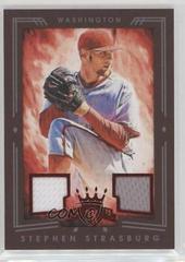 Stephen Strasburg [Autograph Materials Framed Red] #127 Baseball Cards 2015 Panini Diamond Kings Prices