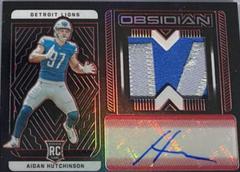 Aidan Hutchinson [Jersey Autograph Red] #202 Football Cards 2022 Panini Obsidian Prices