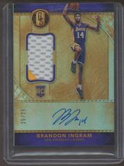 Brandon Ingram [Jersey Autograph Prime] #201 Basketball Cards 2016 Panini Gold Standard Prices