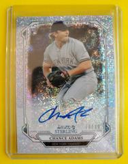 Chance Adams [Speckle] #CA Baseball Cards 2019 Bowman Sterling Rookie Autographs Prices