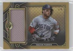 Dustin Pedroia [Gold] Baseball Cards 2022 Topps Triple Threads Single Jumbo Relics Prices