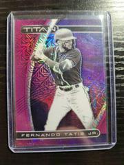 Fernando Tatis Jr. [Hyper] #12 Baseball Cards 2021 Panini Chronicles Titan Prices
