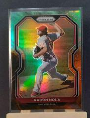 Aaron Nola [Cosmic Haze Prizm] Baseball Cards 2021 Panini Prizm Prices