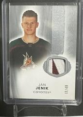 Jan Jenik [Patch] #2022-JJ Hockey Cards 2021 Upper Deck The Cup Rookie Class of 2022 Prices