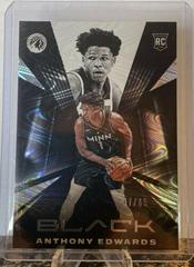 Anthony Edwards [SP] Basketball Cards 2020 Panini Black Prices