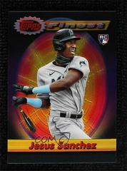 Jesus Sanchez [Black Refractor] #4 Baseball Cards 2021 Topps Finest Flashbacks Prices