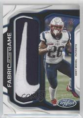 Sony Michel [Prime] #FG-SM Football Cards 2019 Panini Certified Fabric of the Game Prices