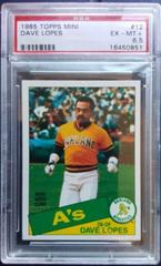 Dave Lopes #12 Baseball Cards 1985 Topps Mini Prices
