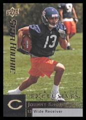 Johnny Knox Football Cards 2009 Upper Deck Rookie Exclusives Prices