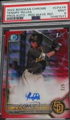 Yendry Rojas [Red Wave Refractor] #CPA-YR Baseball Cards 2022 Bowman Chrome Prospect Autographs Prices