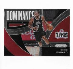Kawhi Leonard #22 Basketball Cards 2021 Panini Prizm Dominance Prices