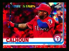 Willie Calhoun [Red Refractor] #113 Baseball Cards 2019 Topps Chrome Sapphire Prices