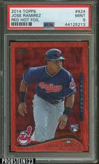 Jose Ramirez [Red Hot Foil] #424 Baseball Cards 2014 Topps Prices