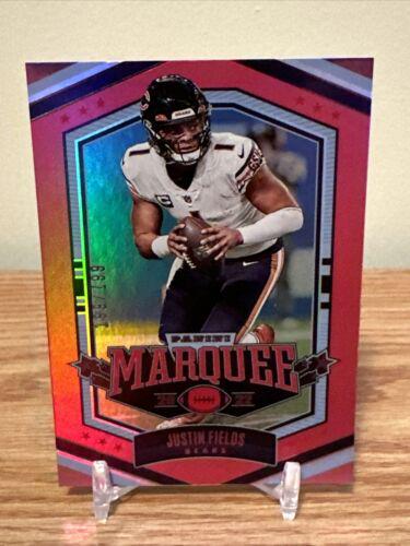 Justin Fields [Pink] #24 Prices | 2022 Panini Chronicles Marquee ...