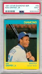 Ken Griffey Jr. #55 Baseball Cards 1991 Star Diamond Series Prices