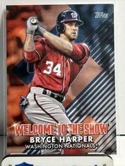 Bryce Harper [Blue] #WTTS-48 Baseball Cards 2022 Topps Welcome to the Show Prices