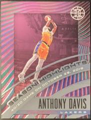 Anthony Davis [Pink] Basketball Cards 2019 Panini Illusions Season Highlights Prices