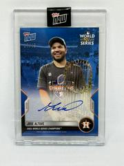 Jose Altuve [Autograph] #WS-9B Baseball Cards 2022 Topps Now World Series Champions Prices