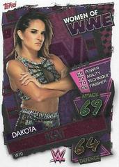 Dakota Kai #W10 Wrestling Cards 2021 Topps Slam Attax WWE Women Prices